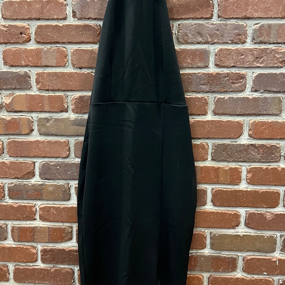 Missguided Elegant Black Backless Dress